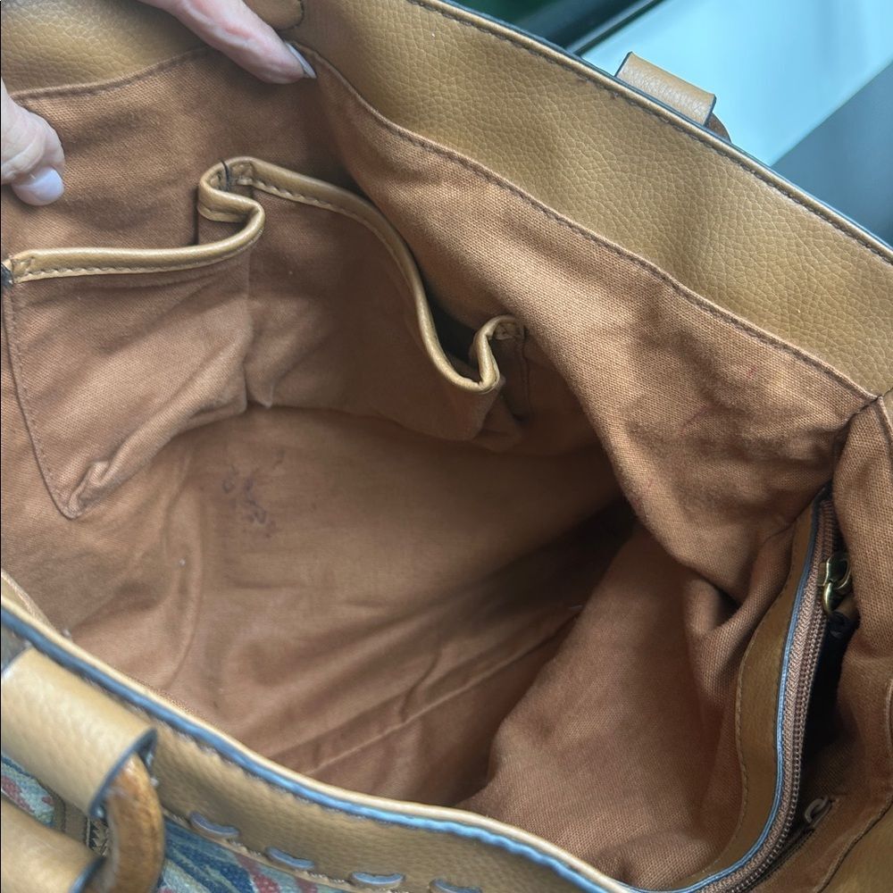 Fossil, genuine, leather, colorful canvas, should… - image 10